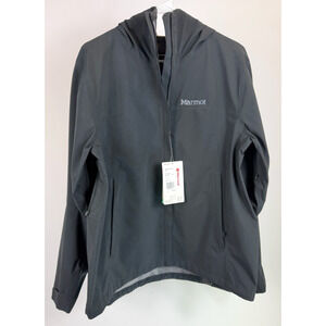 Marmot PreCip Eco PRO Women's Rain Jacket, Black, XL, NWT